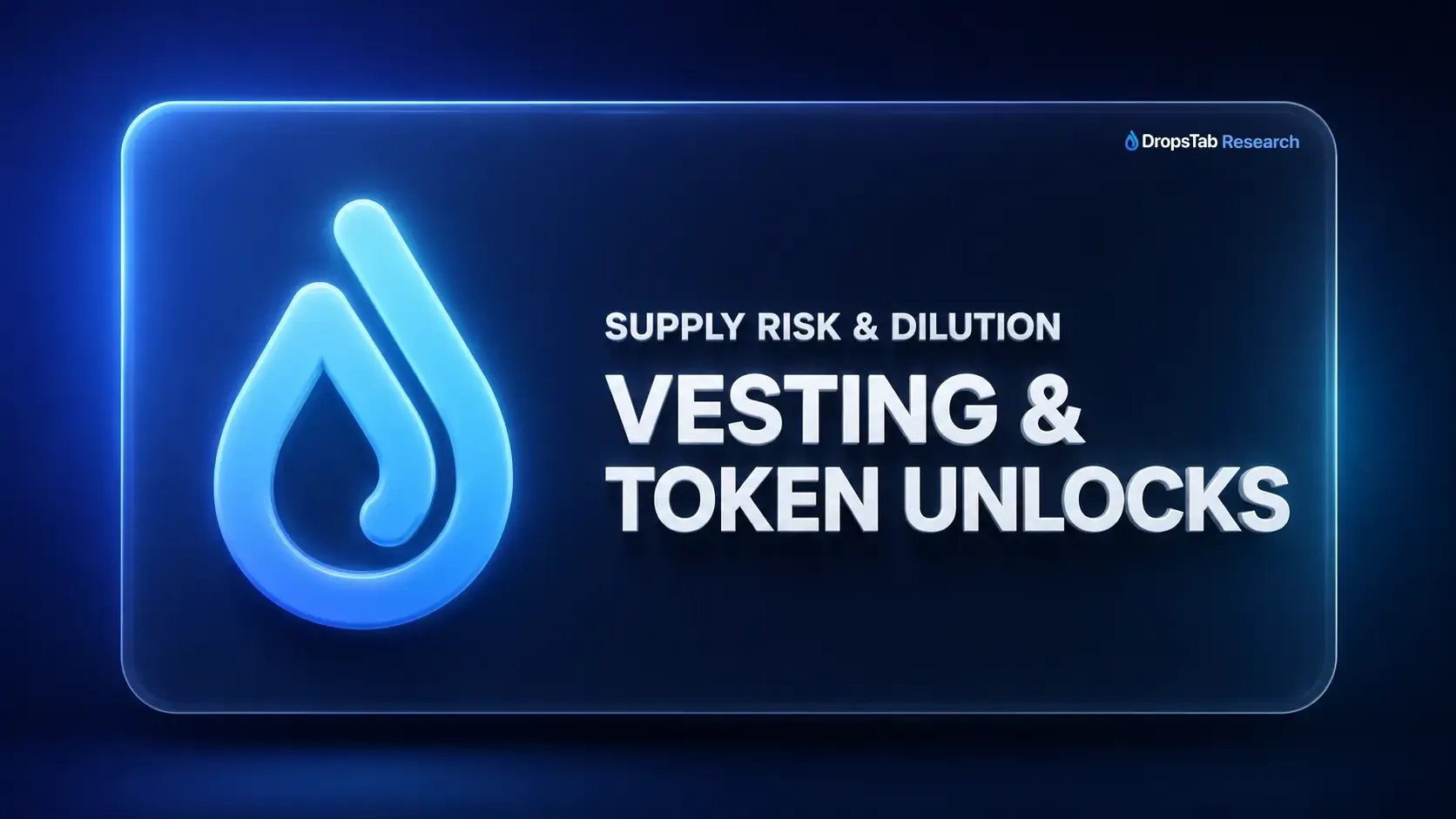 Vesting Rags How to Read Crypto Vesting & Token Unlocks on DropsTab