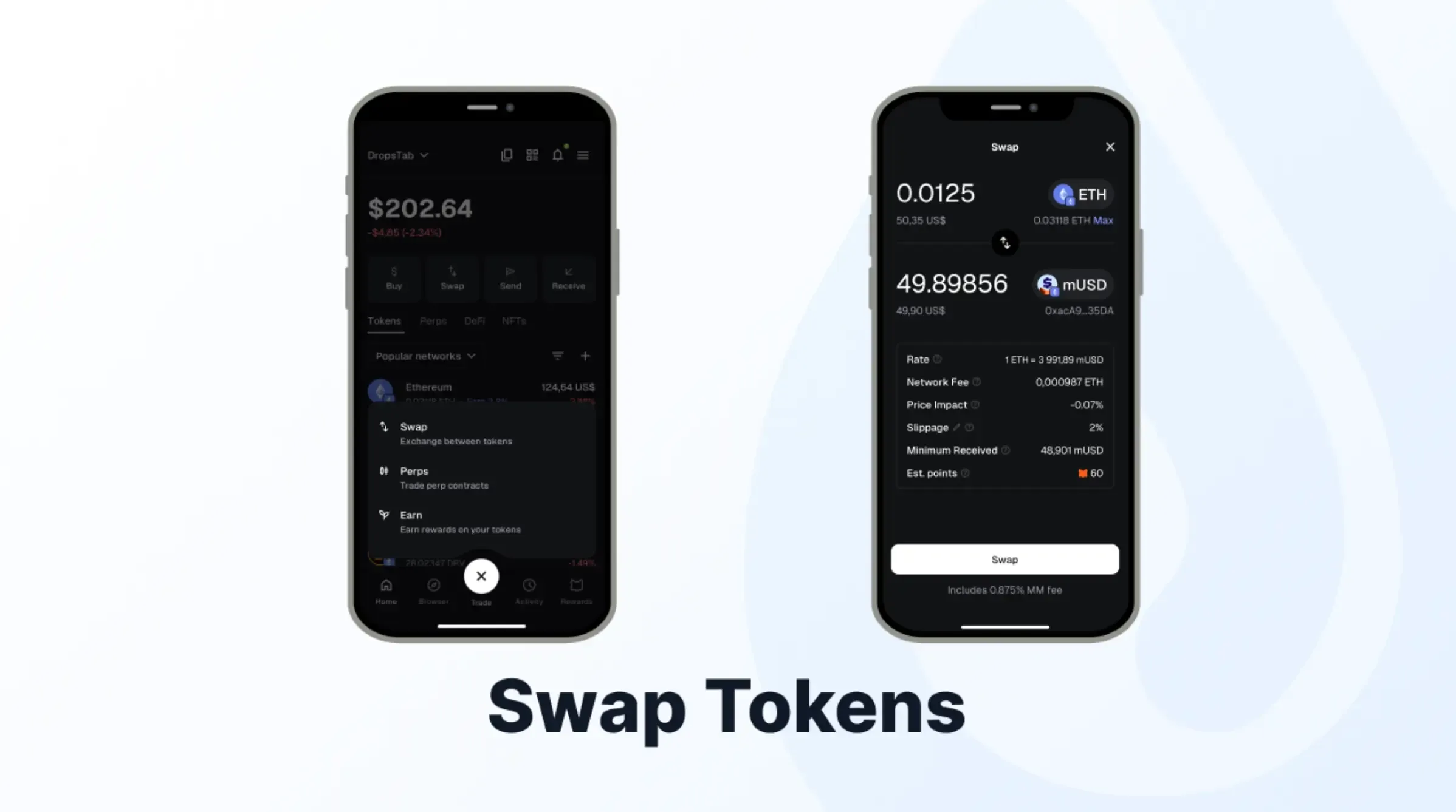 Cómo intercambiar tokens en MetaMask
