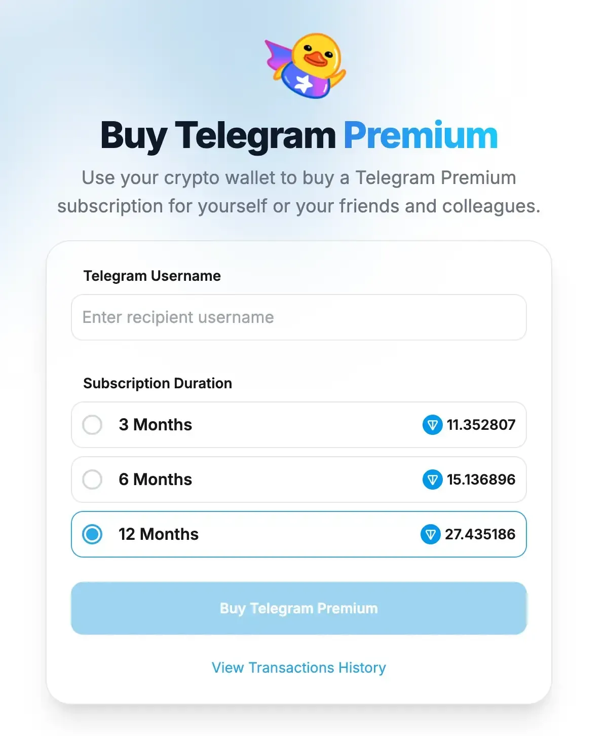 Чекаут iStar: Telegram Premium 11.35 / 15.14 / 27.44 TON без верификации