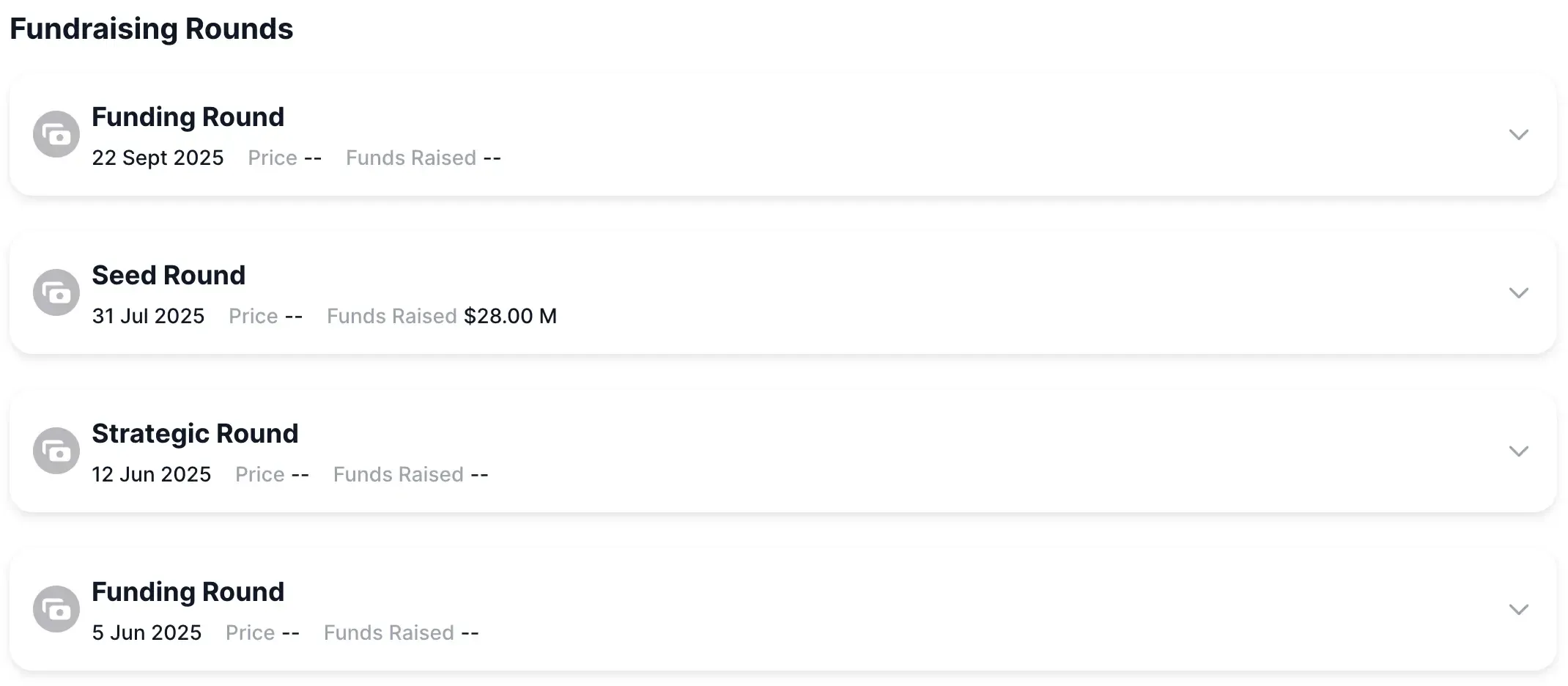 Раунди збору коштів Stable