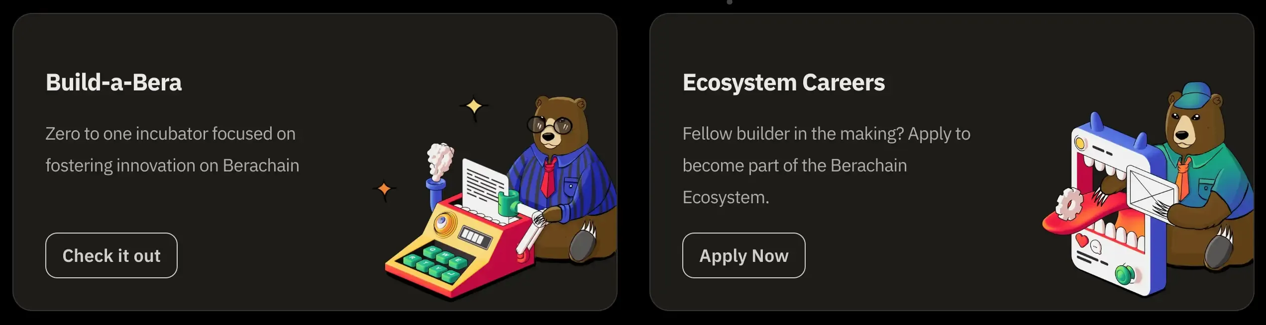 Berachain ecosystem application forms